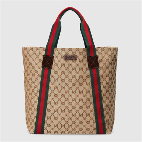 gucci canvas bag men|gucci coated canvas tote.